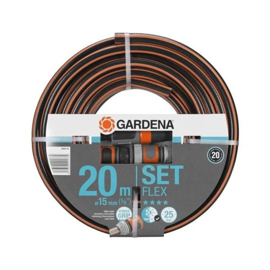 Gardena Manguera Comfort Flex 20m Gris/naranja