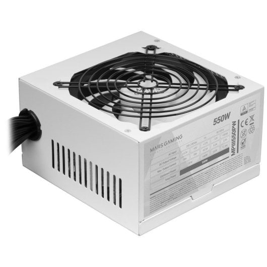 Mars Gaming MPIII550P Fuente Alimentación 550W Blanca