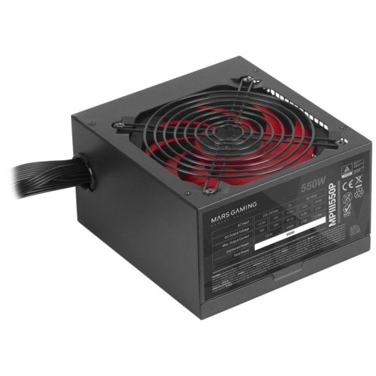 Mars Gaming MPIII550P Fuente Alimentación 550W Negra
