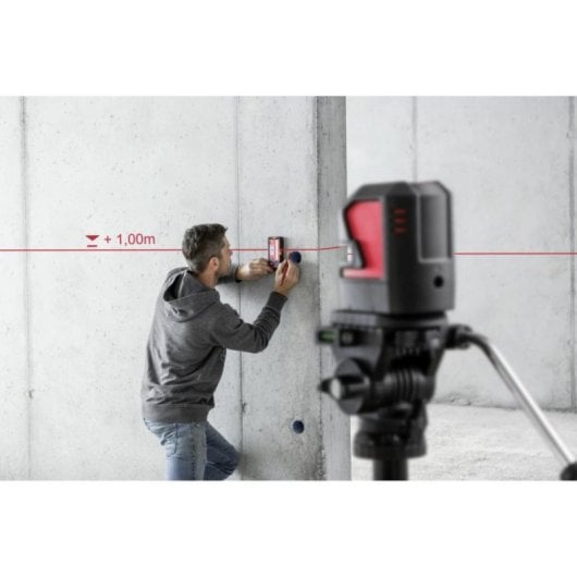 Nivel láser de líneas Leica Lino L2 25m 0,2mm/m 4° autonivelante rojo batería 44h trípode