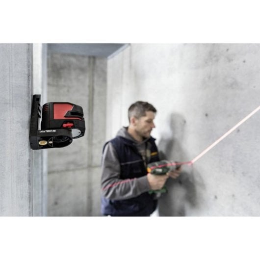 Nivel láser de líneas Leica Lino L2 25m 0,2mm/m 4° autonivelante rojo batería 44h trípode