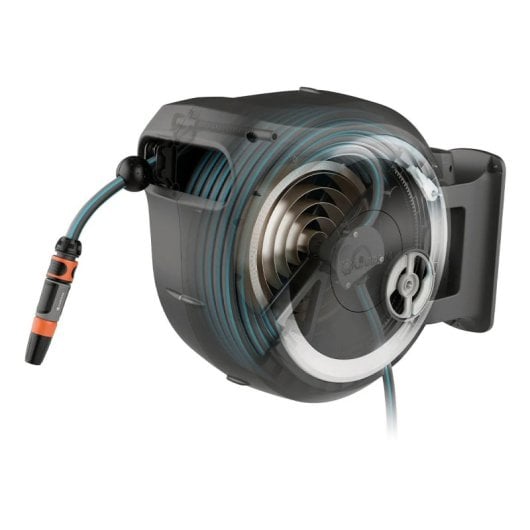 Gardena Enrouleur De Tuyau Automatique L 30m Gris