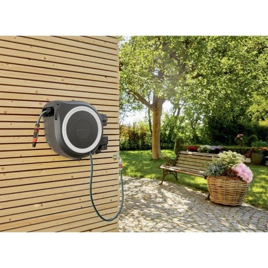 Gardena Enrouleur De Tuyau Automatique L 30m Gris