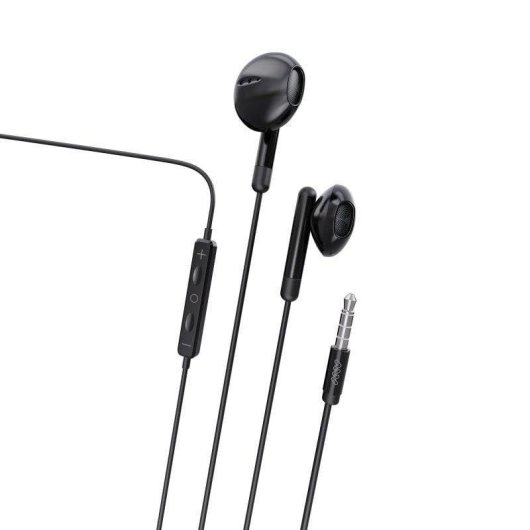 Auriculares Myway MWHPH0019 con cable Jack 3.5 mm para llamadas y música negros