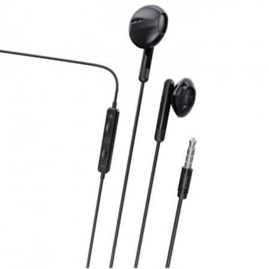 Auriculares Myway MWHPH0019 con cable Jack 3.5 mm para llamadas y música negros