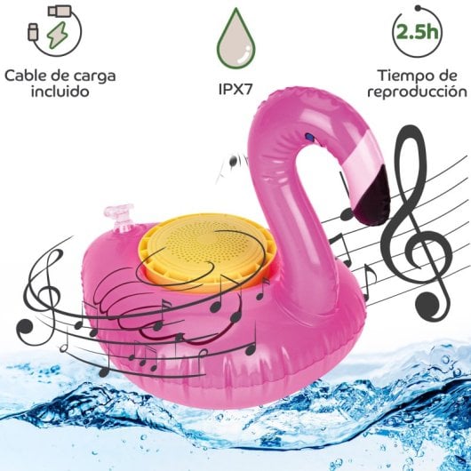 Myway MWSSP0002 Haut-parleur Flamingo sans fil flottant