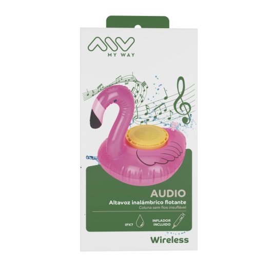 Myway MWSSP0002 Haut-parleur Flamingo sans fil flottant