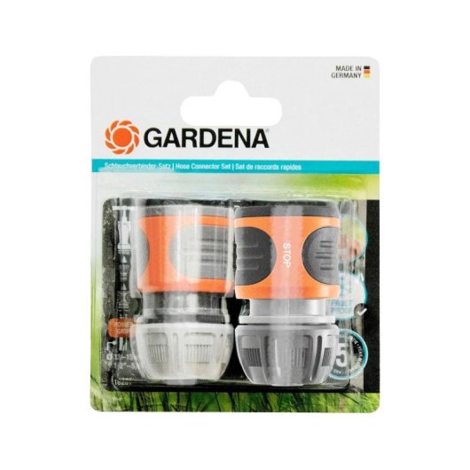 Gardena Raccord De Tuyau 13-15mm Noir/Orange