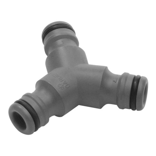 Conector de 3 vias Gardena 2934-20 para mangueira cinza