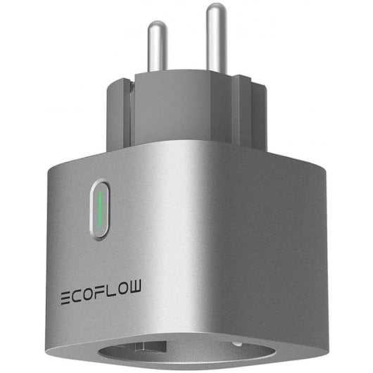 Prise intelligente EcoFlow EFA-SMARTPLUG-EU Wi-Fi Bluetooth Commande vocale Statistiques de consommation