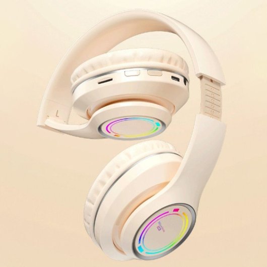 Kinsi V3 Auriculares Inalámbricos Bluettoth HiFi RGB Negros