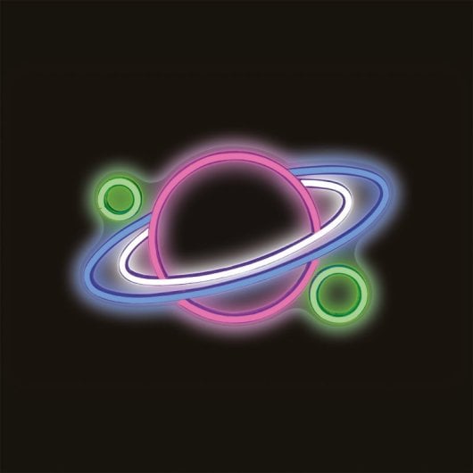 Forever Neon Plexi Led Planet Mehrfarbiges LED-Planetenpanel