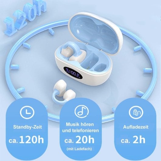 Kinsi I113 Auriculares Inalámbricos Bluetooth Clip Ear Negros