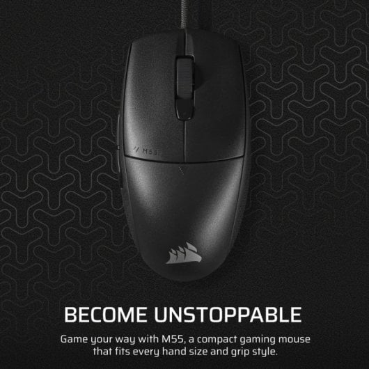 Mouse da gioco ottico cablato Corsair M55 16000 DPI Nero