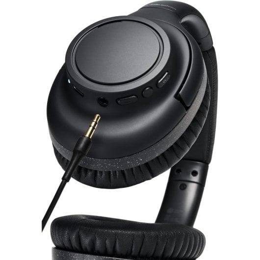 Audio-Technica ATH-S300BT Auriculares Inalámbricos con Cancelación de Ruido Negros