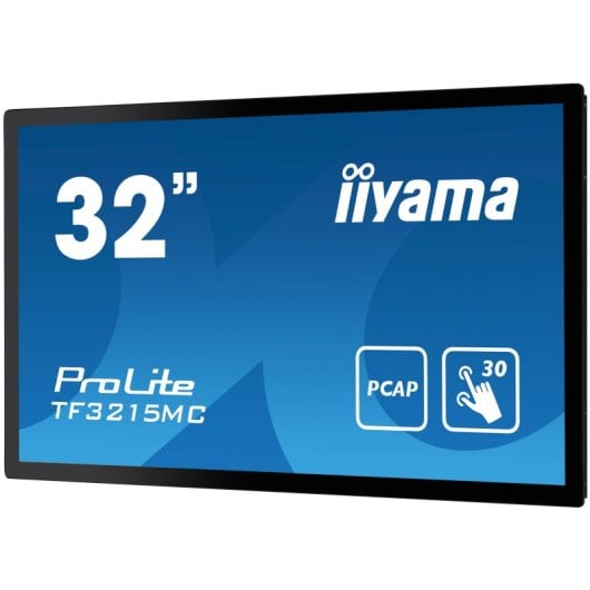 iiyama ProLite TF3215MC-B2 PC-Display 81,3 cm (32 Zoll) 1920 x 1080 Pixel Full HD LED Touchscreen Kiosk Schwarz