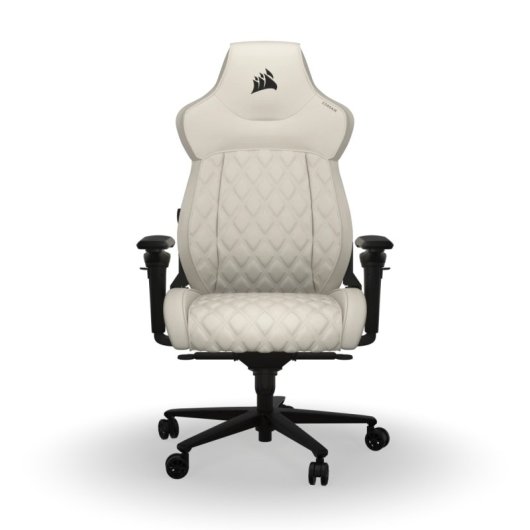 Corsair TC500 LUXE PC-Gaming-Stuhl, gepolsterter Sitz, Beige