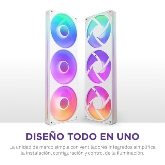 Ventilateurs supplémentaires NZXT F360 RGB Core 360 mm blancs