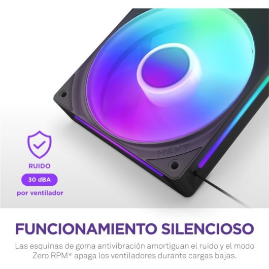 NZXT F360 RGB Core Ventiladores Suplementarios 360mm Negro