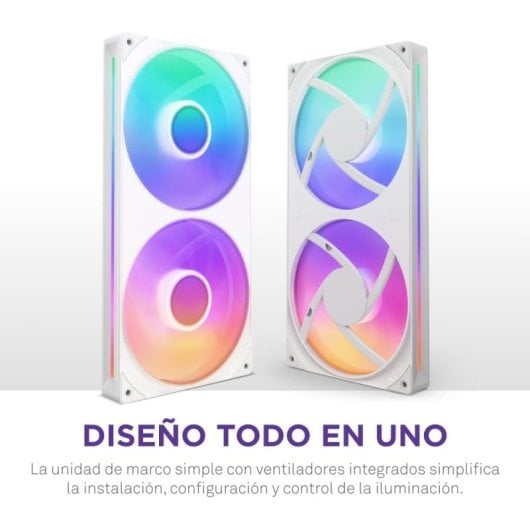 NZXT F240 RGB Core Ventiladores Suplementarios 240mm Blanco