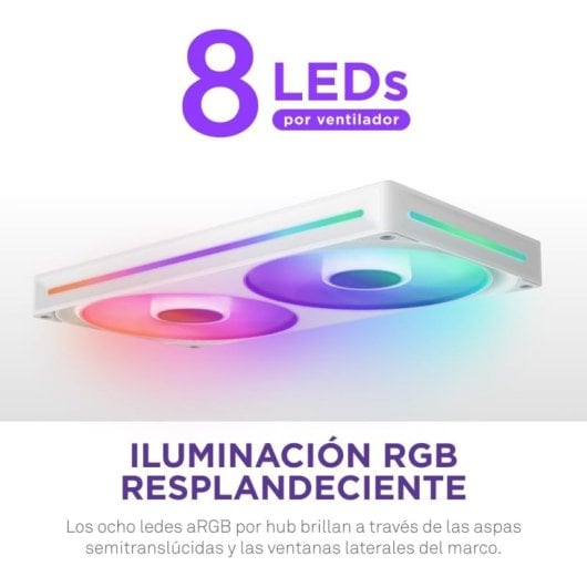 NZXT F240 RGB Core Ventiladores Suplementarios 240mm Blanco
