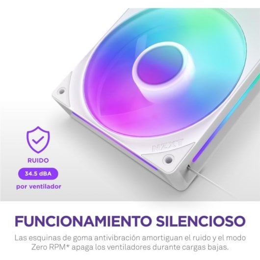 NZXT F240 RGB Core Ventiladores Suplementarios 240mm Blanco