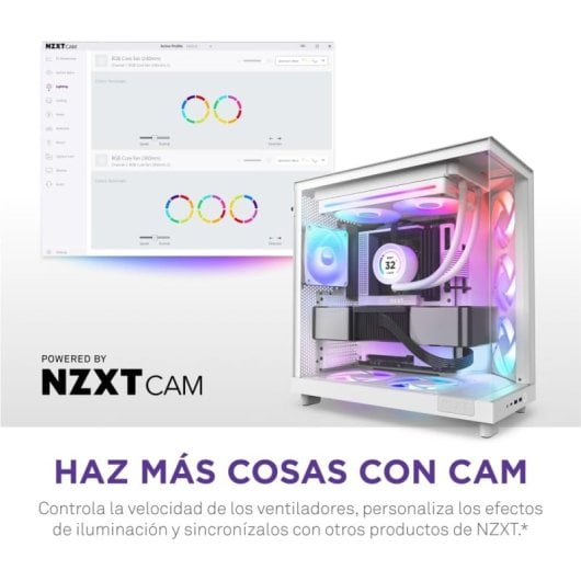 NZXT F240 RGB Core Ventiladores Suplementarios 240mm Blanco