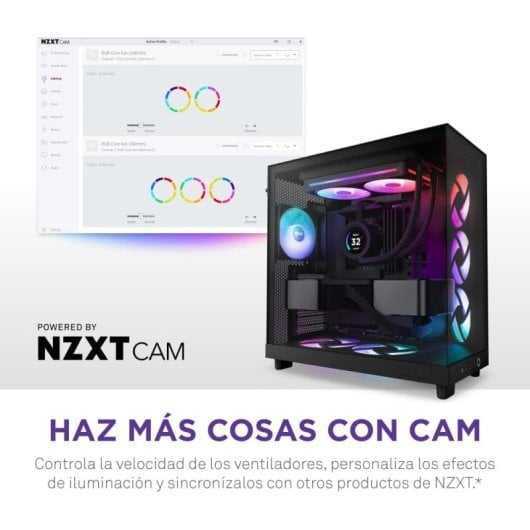 NZXT F240 RGB Core Ventiladores Suplementarios 240mm Negro