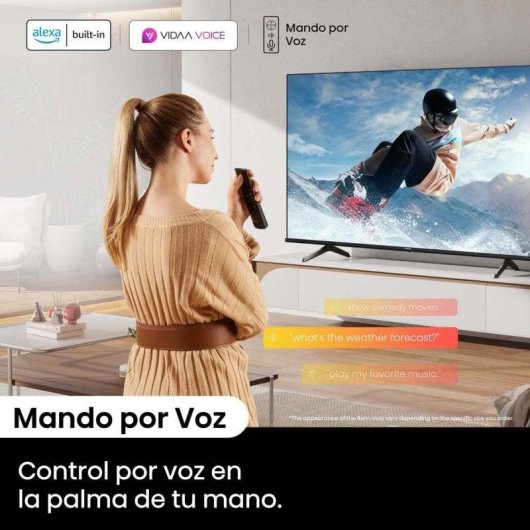 TV Hisense QLED 43E77NQ 43" 4K UltraHD 60Hz Smart TV VIDAA HDR10+ Dolby Atmos