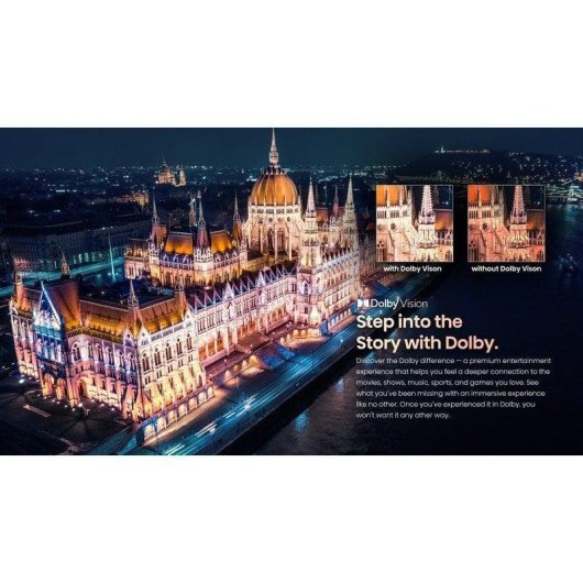 TV Hisense QLED 50E7NQ 50" 4K UltraHD 60Hz Smart TV VIDAA HDR10 Dolby Atmos