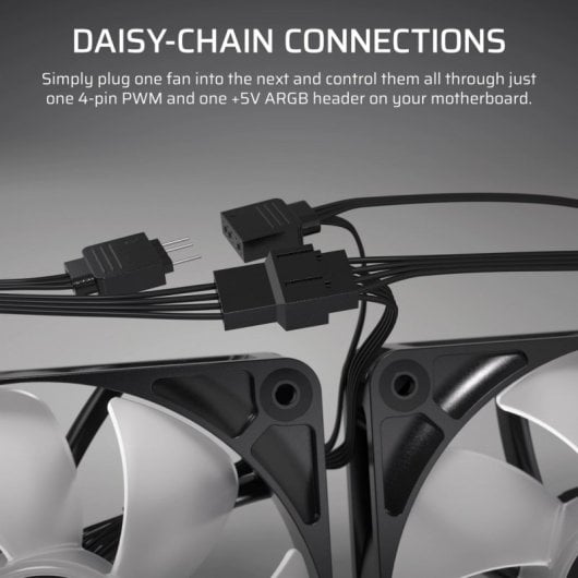 Corsair RS140 ARGB Pack Doble Ventilador Suplementario PWM 140mm Negro