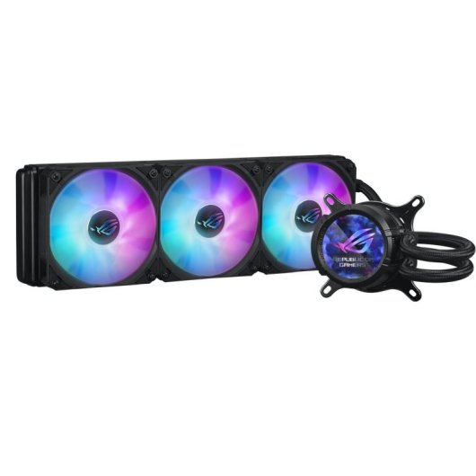 Refrigeração Líquida ASUS ROG STRIX LC III 360 ARGB 360mm 3 Ventoinhas LCD