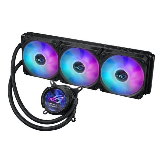Refrigeração Líquida ASUS ROG STRIX LC III 360 ARGB 360mm 3 Ventoinhas LCD