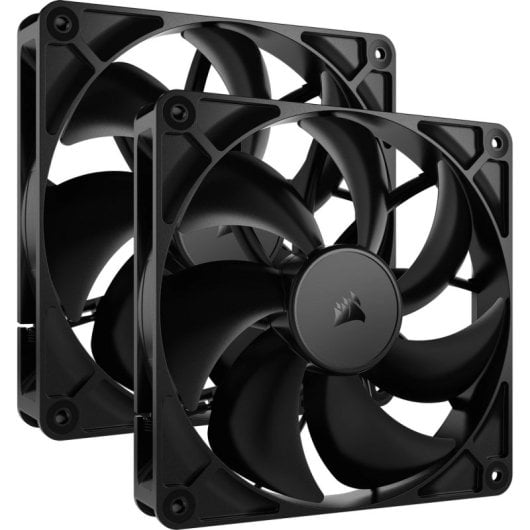 Corsair RS140 Pack Doble Ventilador Suplementario PWM 140mm Negro