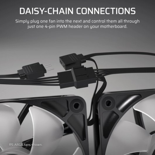 Corsair RS140 Pack Doble Ventilador Suplementario PWM 140mm Blanco