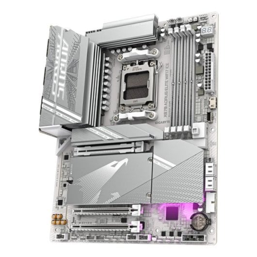 Carte mère Gigabyte X870 AORUS ELITE WIFI7 ICE X870 AM5 DDR5 ATX WiFi 7 USB4 2.5GbE RGB