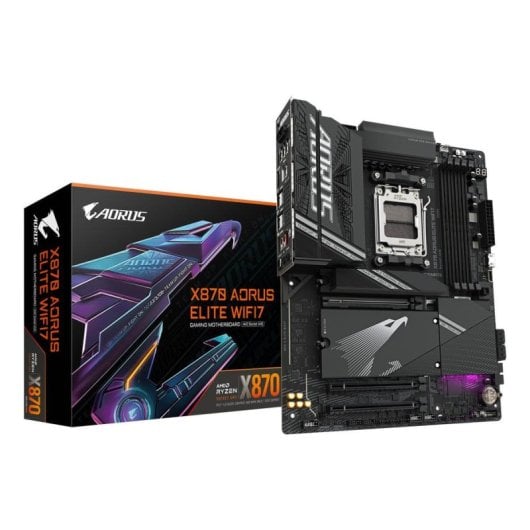 Motherboard Gigabyte X870 AORUS ELITE WiFi7 X870 AM5 DDR5 ATX PCIe 5.0 WiFi7 USB4 2.5GbE
