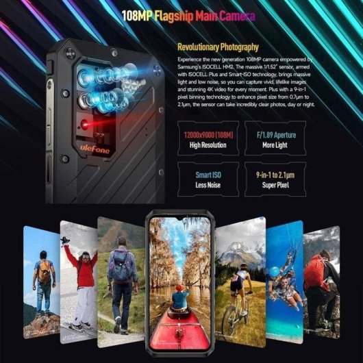Ulefone Armor 19T 4G 12GB 256GB 6.58" Negro