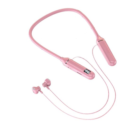 Kinsi 021 Auriculares Inalámbricos de Botón Montado en el Cuello Rosas
