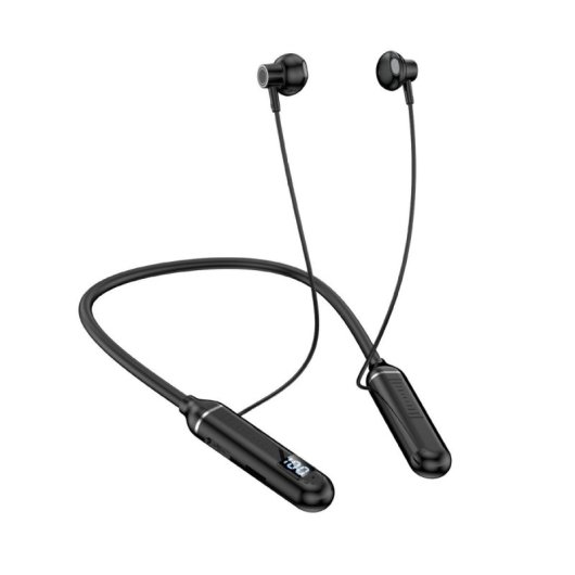 Kinsi 021 Auriculares Inalámbricos de Botón Montado en el Cuello Negros