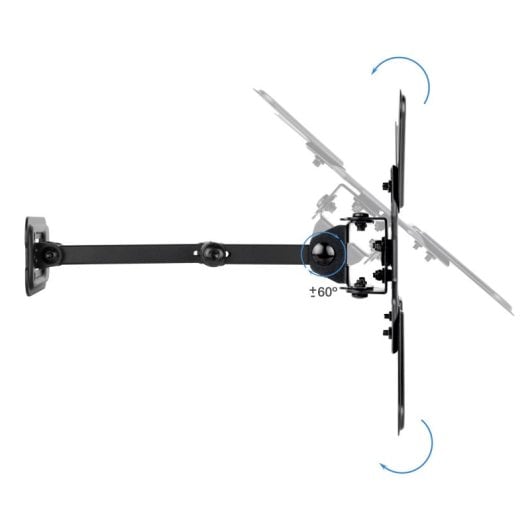 TooQ LP1344TN-B Suporte de Parede Extensível para TV 13-43" VESA 200 Máx.20kg Preto