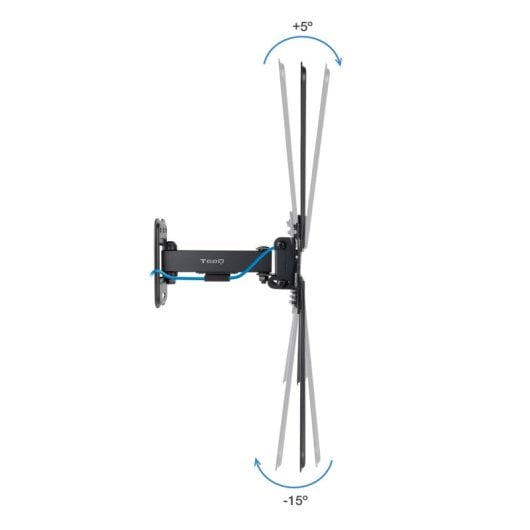 TooQ LP1355TN-B Soporte de Pared Extensible para TV de 13-55" VESA 400 Max 25kg Negro