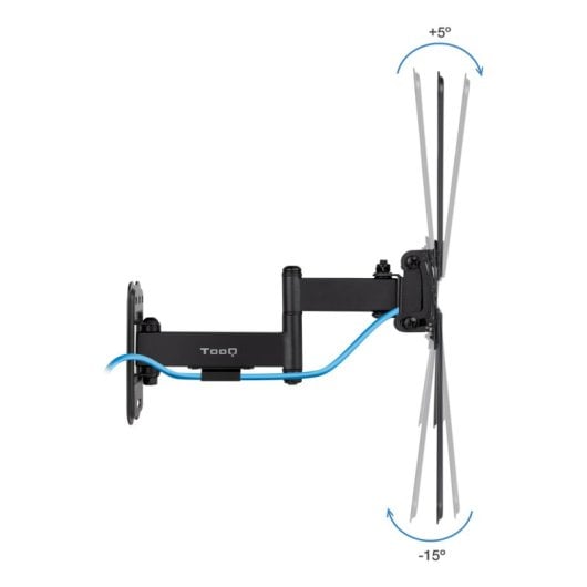 TooQ LP1356TN-B Soporte de Pared Extensible para TV de 13-55" VESA 400 Max 25kg Negro