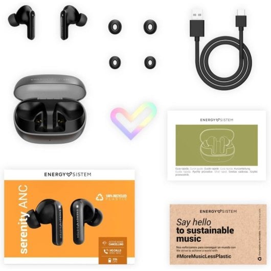 Energy Sistem Serenity Anc Auriculares True Wireless con Cancelación de Ruido