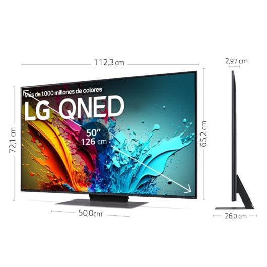 LG QNED 50QNED86T6A 127 cm (50") 4K Ultra HD Smart-TV WLAN Blau