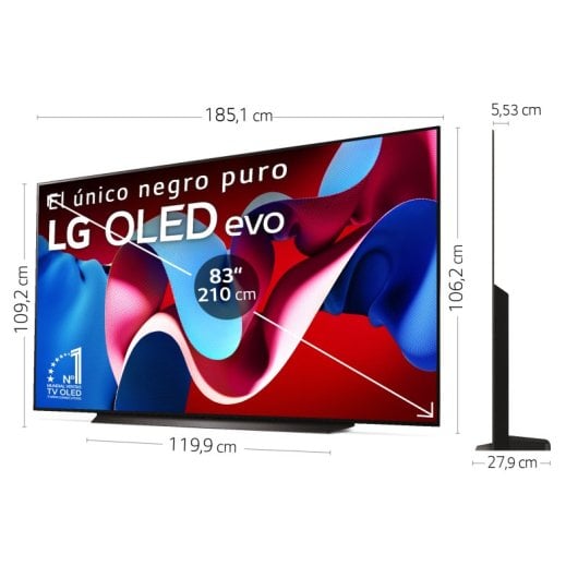 LG OLED83C46LA 83" OLED evo AI UltraHD 4K HDR10 Reacondicionado