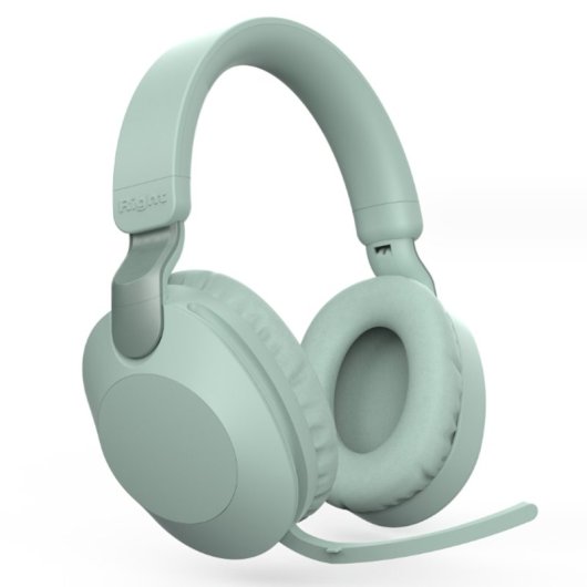 Kinsi MS-B2 Auriculares Inalámbricos Bluetooth de Oficina con Micrófono Plegable Giratorio Verdes