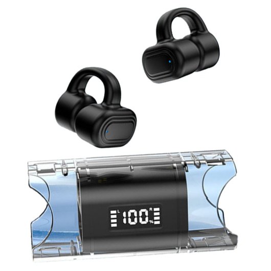 Kinsi T36 Auriculares Inalámbricos Bluetooth con Pantalla Digital Negros