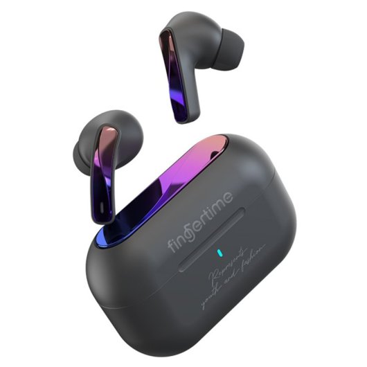 Kinsi T17 Auriculares Inalámbricos Bluetooth con Cancelación Activa del Ruido Negros