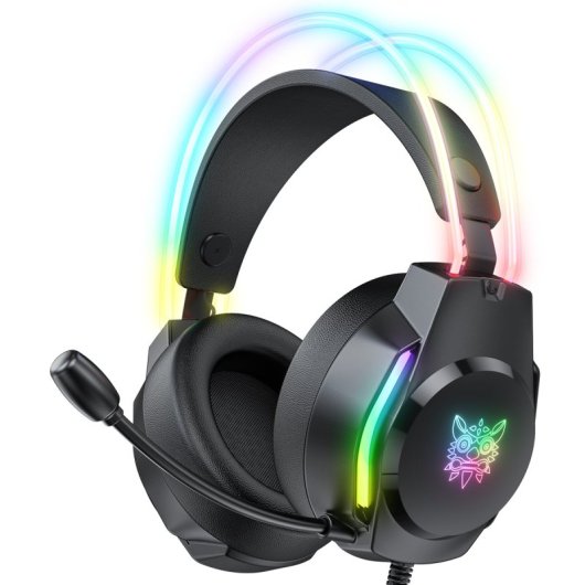 Kinsi X26 Auriculares Gaming RGB Negros